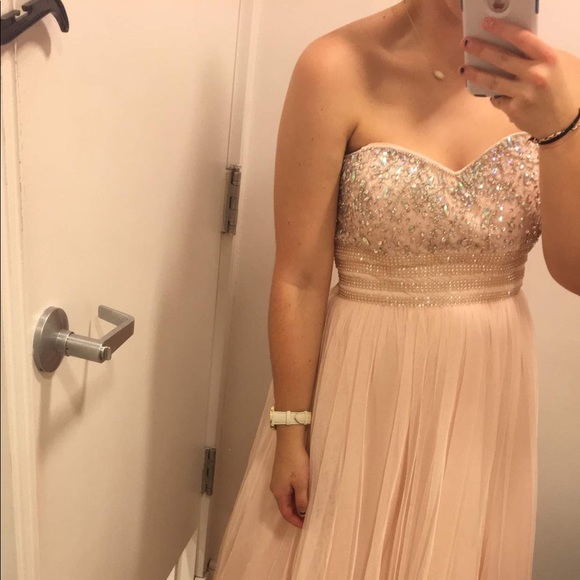 Blush Pink Prom Dress - Picture 6 of 7